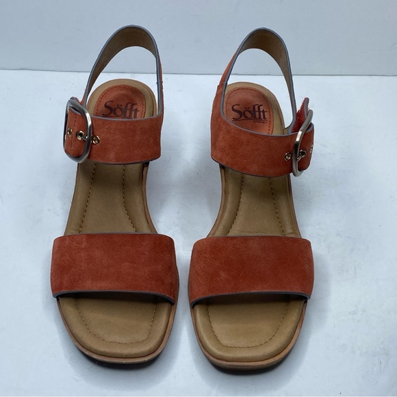 SOFFT Women's SZ 8M Coral 2.5 inch Wedge Sandals - Picture 4 of 7